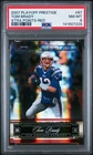 2007 PLAYOFF PRESTIGE 87 TOM BRADY XTRA POINTS-RED /100 PSA 8
