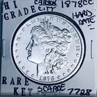 1878 CC MORGAN SILVER DOLLAR HI GRADE GENUINE U.S. MINT RARE KEY COIN 7728