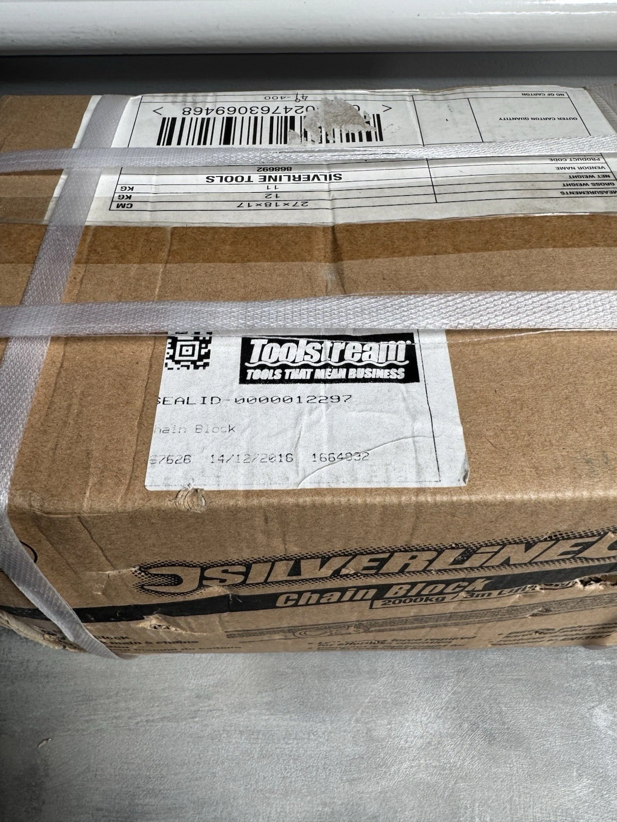 Silverline Chain Block 2000kg / 3m Lift Height Brand New In Box 3