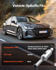 High-Performance Catalytic Converter Compatible with Honda Accord 2.4L 2003-2007