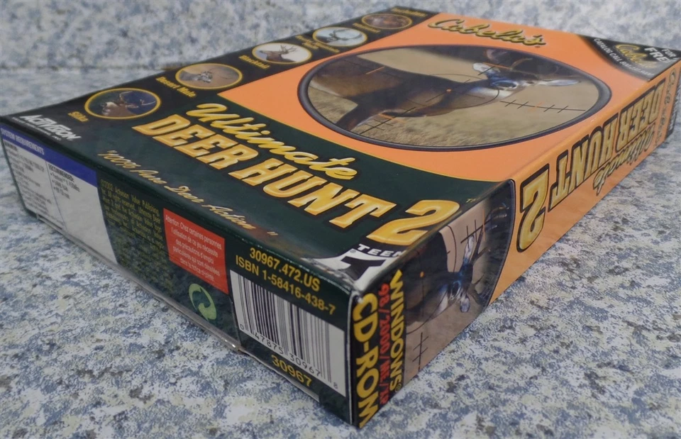 Video Game PC Cabelas Ultimate Deer Hunt 2 Two 2002 #2 NEW SEALED BOX - Image 4 of 4