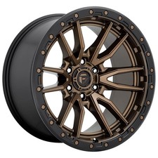 Fuel Off-Road Wheels Matte Black, Bronze Wheel Center Hub Cap 5-3/8"OD Snap-i...