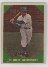 1960 Fleer Baseball Greats Charlie Gehringer #58 HOF 7m3