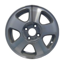 Refurbished 14x5.5 Machined Silver Wheel Fits 1993-1994 Honda Del Sol 560-71700