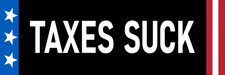Taxes Suck Sticker 3x9 Anti Irs Internal Revenue Service Government Tax Stickers