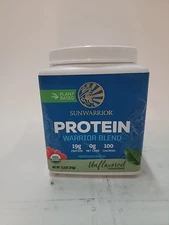 Sunwarrior Vegan Protein Powder Plant-Based Unflavored 12.2oz Exp 4/27