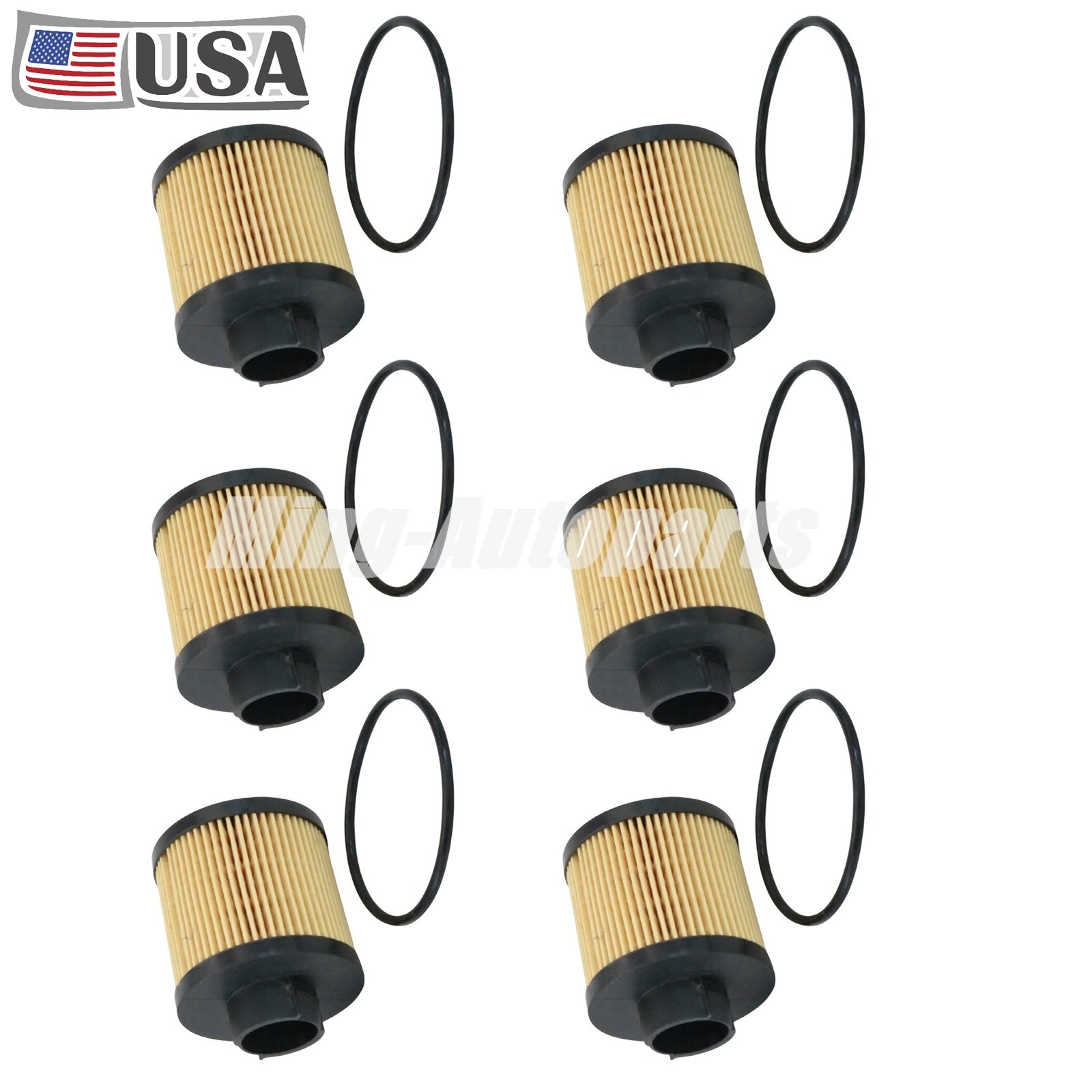 6X Oil Filter For Lamborghini Gallardo Spyder Coupe Superleggera SE Base Nera US