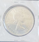 1964 Canada Silver Dollar Charlottetown Quebec Centennial KM# 58 80% Silver
