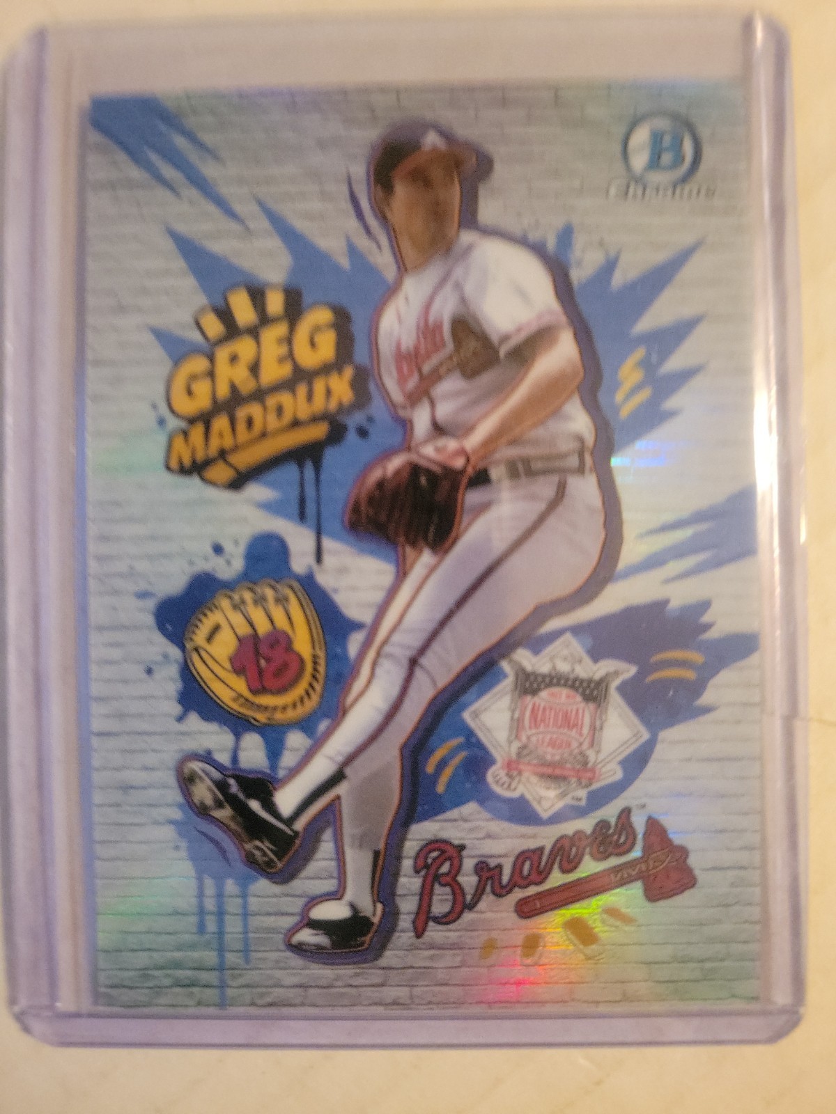 2026 Bowman Chrome Greg Maddux Final Draft SSP Case Hit