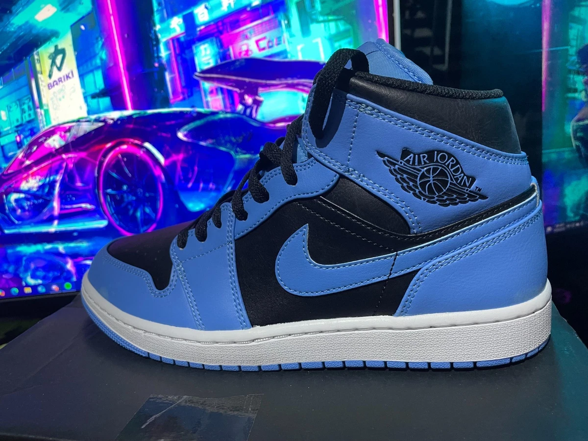 Las mejores ofertas en Jordan 1 Mid University Blue Black | eBay