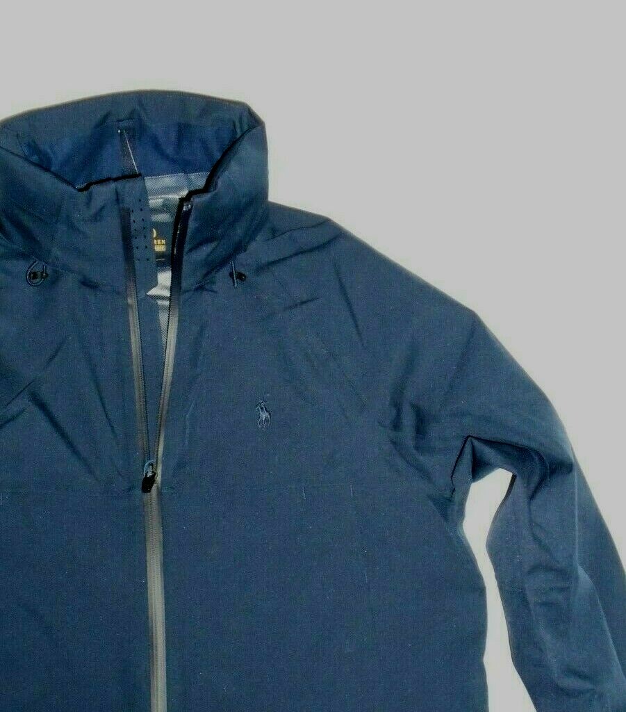 POlo Ralph Lauren Giacca Navy Impermeabile da Uomo con Logo Pony Small vendita $165