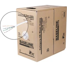 1000ft Cat5e 4-Pair Category 5e Steren Riser Cable 350MHz Pull-Out Box CMR 13914