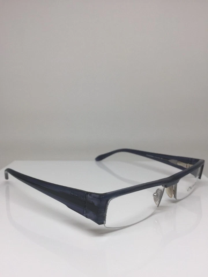 Nuevas gafas OGA 63570 monturas Rx C. BN018 azul marino tamaño: 53-17 mm hechas en Francia Foto 4 de 4