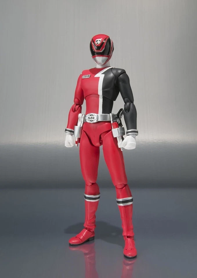 BANDAI TAMASHII NATIONS S.H.Figuarts Tokusou Sentai Dekaranger Deka Red Foto 2 de 4