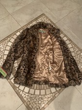 Real Rabbit Fur Leopard Jacket