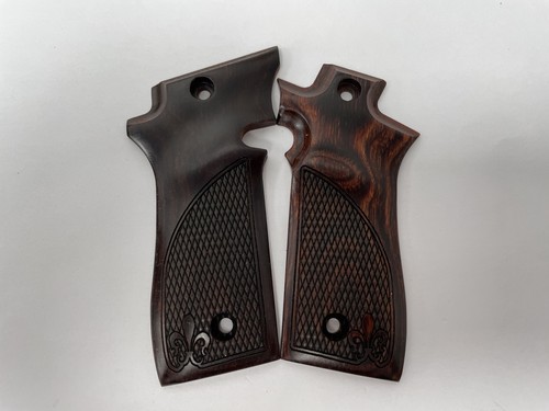 Remington 1911 Grips, Checkered Rosewood, Standard w/ Ambi-Cut - New