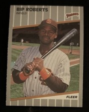1989 Fleer Update Bip Roberts Baseball Card #U-126 Padres IF VG O/C