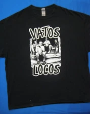 Vatos Locos Film T-Shirt Porch Black Shirt Size 2XL