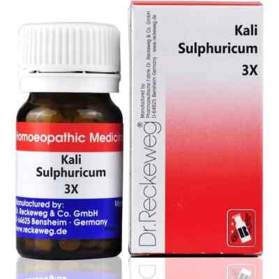 3 Packs Dr Reckeweg Germany Homeopathic Kali Sulph 3X,20g Tablets Free Shipping