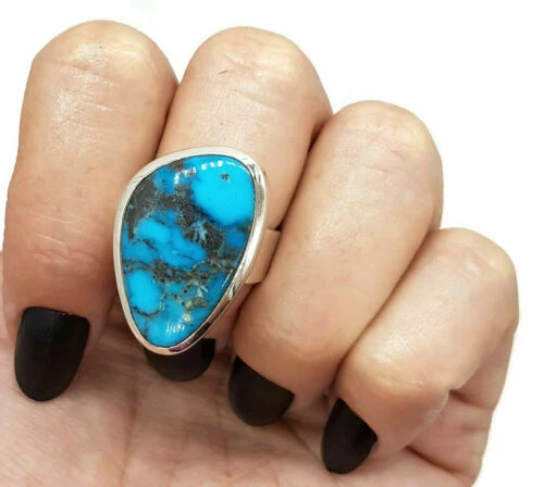 Turquoise Sterling Silver Handcrafted Rings