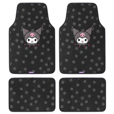 Kuromi Carpet Car Floor Mats - Universal Fit for Cars, SUVs & Trucks
