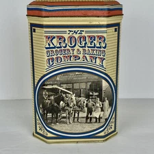 the kroger grocer and baking company vintage tin bakery