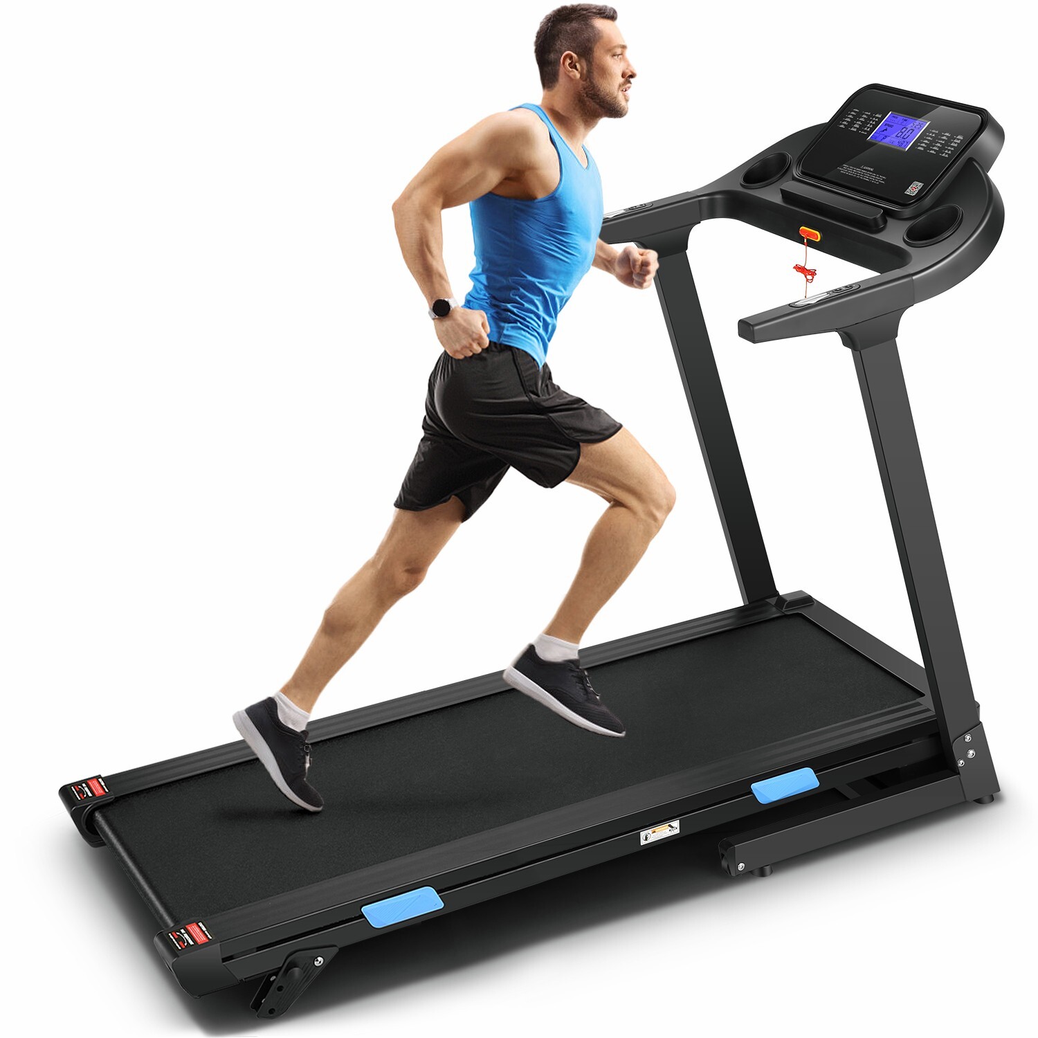 その他 running machine 3.25HP Folding Treadmill with Incline Electric Running Machine for