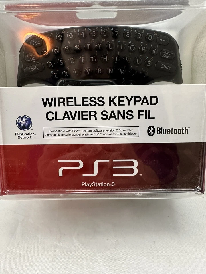 Sony Playstation 3 Wireless Keypad NEW Official OEM Genuine Ps3 Chat Pad Sealed - Image 2 of 4