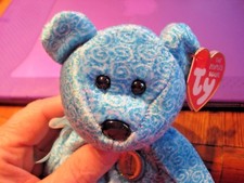 TY Beanie Babies Classy The People's Choice Bear 2001 10th Generation Tush Tag 