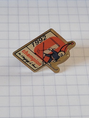PIN'S PINS PIN JO ALBERTVILLE 92 OLYMPIQUE 1992  Logo JO ALBERTVILLE Argenté EUR 2,40 - FR