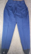 Vintage Roffe Stirrup Ski Pants WOMEN'S 14 Regular 80s Blue Retro Made In USA