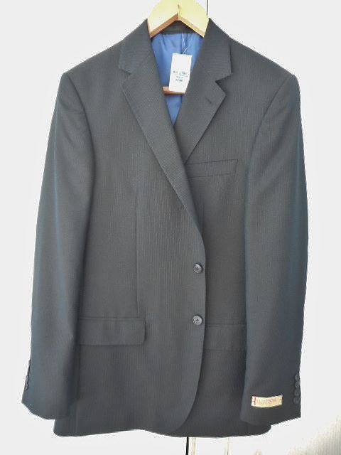 Italy Mens Suit Jacket Navy Size 