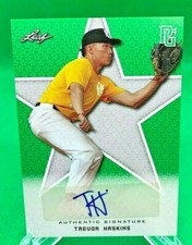2020 Leaf Perfect Game National Showcase TREVOR HASKINS Emerald Auto #4/10!