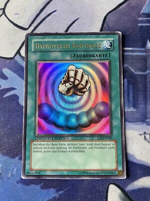 Hypnotische Kontrolle SOI Ultra Rare Yu Gi Oh Sammlung Selten Old School