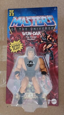 New 2022 Mattel Masters Of The Universe Origins WunDar Action Figure Sealed MOTU