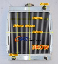 3ROW Aluminum Radiator For 1970-1976 DATSUN 1200 B110 A12/T 71 72 73 74 75 MT