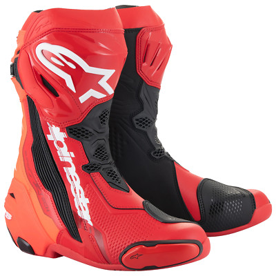 Alpinestars Supertech R (aktuellste Version) Motorrad Motorradstiefel - leuch...