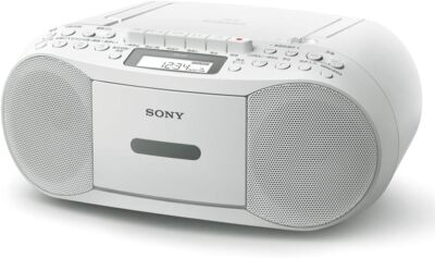 SONY CFD-S70 W CD Radio Cassette Recorder Audio System White