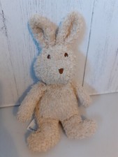 Mothercare Small Beige Bunny Rabbit Soft Hug Toy Comforter Approx 8" Plush