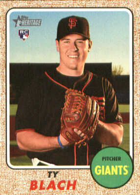 2017 Topps Heritage #659 Ty Blach RC - NM