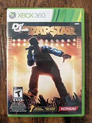 Def Jam Rapstar (Microsoft Xbox 360, 2010) Complete & Tested!