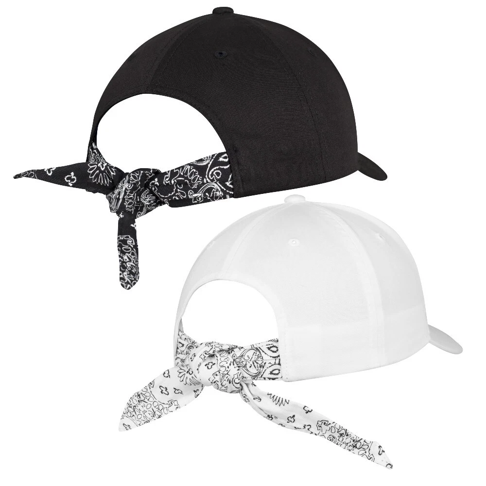 Flexfit Curved Bandana Tie Snapback Cap Yupoong Baseball Cap Hat Rap