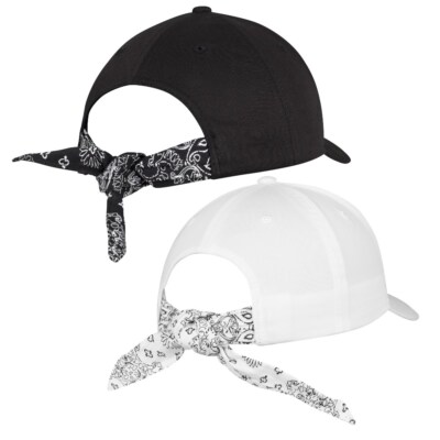 Flexfit Curved Bandana Tie Snapback Cap Yupoong Basecap Baseball Kappe Mütze Rap