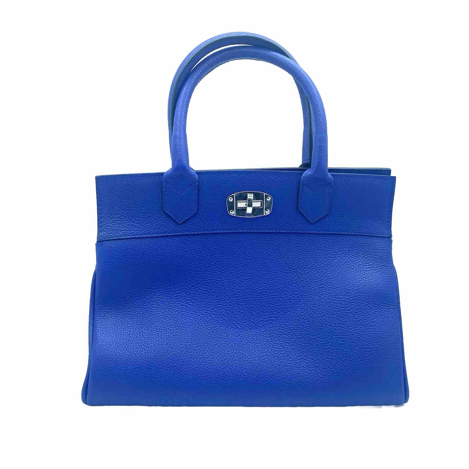 SAOLA Borsa Bauletto Artigianale Blu