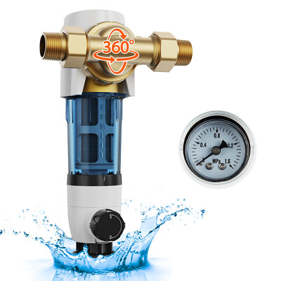 VEVOR Spin-Down-Filter 40 Mikron Sedimentfilter Brunnenwasser Wasserfilter