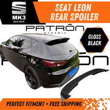 Seat Leon FR Cupra MK3 Dach Flügel Spoiler Lippe Glanz Schwarz 2012-2019