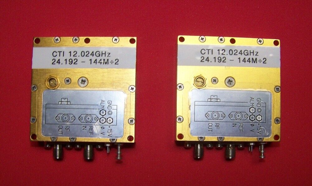One Factory outlet CTI PDRO Oscillator 12.024GHz = 2 low-pricing @ 15dBm Ham 24.192-144MHz