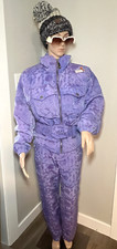 Vintage NILS Women  s Size 6 Skiwear Jacket  Pants Iridescent 80's