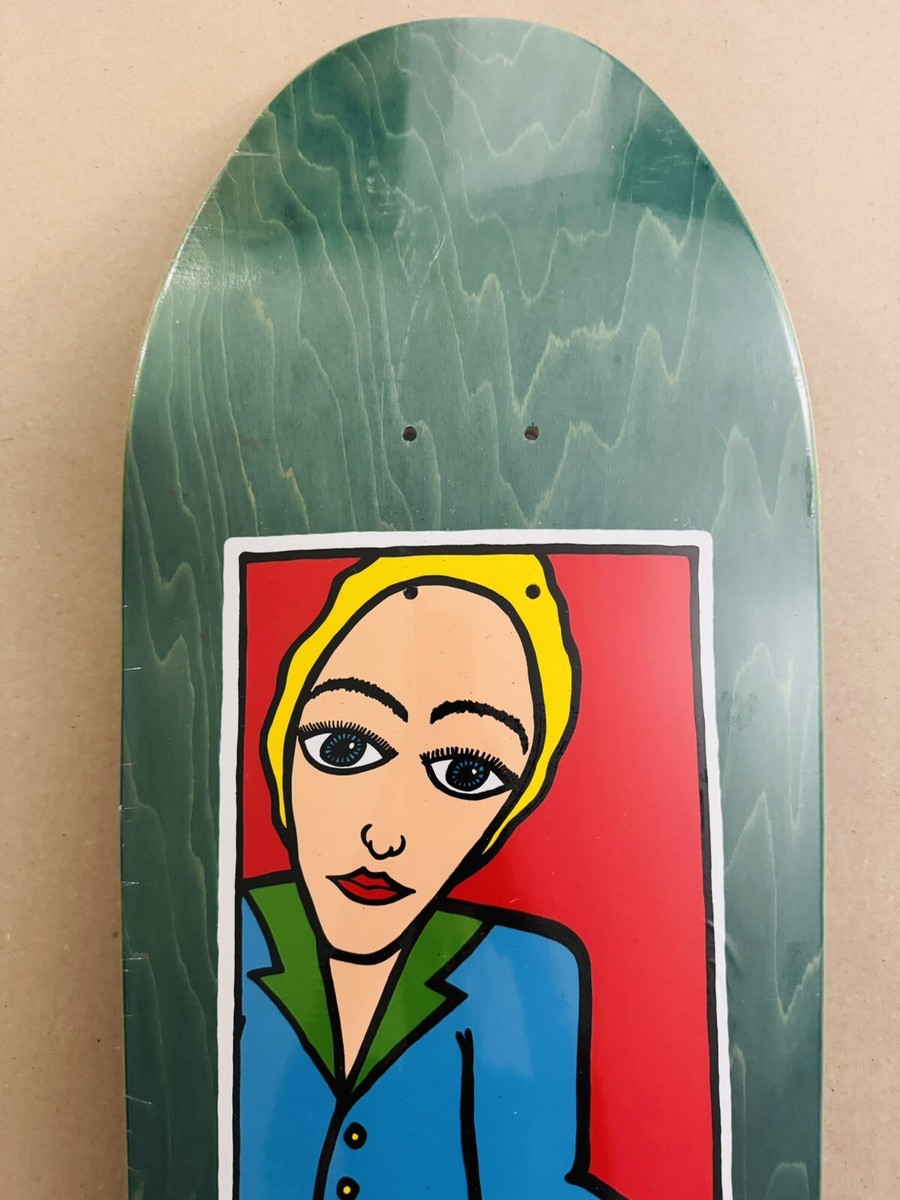 The New Deal ED TEMPLETON Skateboard Deck 9.625 X 32.5 Green 1990s