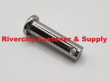 1/4x3/4 Stainless Steel Clevis Pins .24 x .75 Pin 1/4" x 3/4"